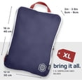 thumbnail image 6 of TRIPPED Travel Gear 6-Piece Extra-Large Compression Packing Cubes for Luggage, Navy, 6 of 7