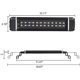 thumbnail image 3 of Luz De Acuario Negra 24W 48 Perlas Lámpara De Acuario De Aleación De Aluminio Led Yuarrent HA027151-01, 3 of 7