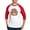 Red/White, variant on CafePress - Trick Or Treat Time Halloween Design - Cotton Baseball Jersey, 3/4 Raglan Sleeve Shirt