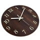 thumbnail image 5 of Reloj de pared de madera retro: movimiento de cuarzo silencioso, luminoso 3D, ideal para dormitorio, oficina, cocina, 5 of 10