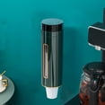 thumbnail image 7 of kkbbma Cup Dispenser Wall Mounted Bathroom Cup Holder under $5 - Disposable Paper Cups Cup Taker Drinking Fountains No Punch Automatic Drop Cups Paper Cups Mugs PET Material, 7 of 7