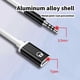 thumbnail image 5 of Type-C to 3.5mm Audio Adapter Cable for Smartphones - Silver, 5 of 5