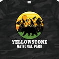 thumbnail image 4 of Inktastic Yellowstone National Park with Bear Mountains and Trees Cricle Boys or Girls Toddler T-Shirt, 4 of 5