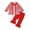Red, variant on mgoYE Toddler Baby Girl Outfit Shirts Tunic Top and Ruffle Pants Set for Fall Winter Spring for Gift, Pototshoot and Daily