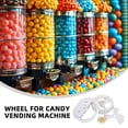 thumbnail image 4 of 1 juego de rueda ajustable para máquina expendedora de dulces, repuesto de rueda dispensadora de dulces para máquina de chicles, piezas y accesorios para máquina de dulces., 4 of 6