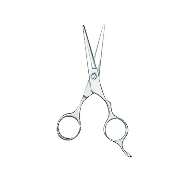 Tijeras profesionales de peluquería de 14,5 cm, acero inoxidable, mango ergonómico curvo, hoja afilada, para hombres, mujeres y niños, peluquería y uso doméstico
