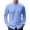 Light Blue, variant on Men's Oxford Shirt Solid Casual Button Down Collar Shirts Long Sleeve Dress Polo Shirts with Pocket, 2XL