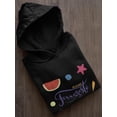 thumbnail image 3 of Buon Ferragosto Summer Objects Hoodie Toddler -Image by Shutterstock,  5 Toddler, 3 of 4