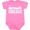 thumbnail image 3 of Inktastic Chicago Skyline Grunge Boys or Girls Baby Bodysuit, 3 of 5