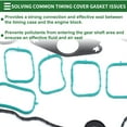 thumbnail image 7 of Unique Bargains Engine Valve Cover Gasket Kit Head Gasket Intake Exhaust Manifold Gasket Set No.HS54996/CS54996 for Chevrolet Tahoe 5.3L 2015-2020 1 Set Engine Car, 7 of 7