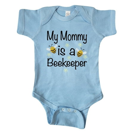 

Inktastic Mommy Beekeeper Honey Bees Gift Baby Boy or Baby Girl Bodysuit