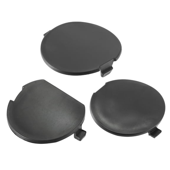 1 Set Car Front Rear Bumper Towing Tow Eye Hook Cover Cap Fit for Mazda 3 2014-2016 Black