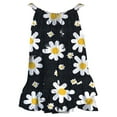 thumbnail image 5 of Womens Summer Tops, Women's Flowy Tank Tops Daisy Print Camis Sleeveless Crew Neck Casual Shirts Loose Fitting Blouses, 5 of 5
