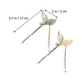 thumbnail image 4 of Miangastore 2 Pcs Bâtons de Cheveux Queue de Poisson Épingles à Cheveux Filles Baguettes Perles à Franges, 4 of 8
