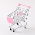 thumbnail image 4 of SPRING PARK Mini Lovely Shopping Trolley Supermarket Cart Pet Bird Parrot Rabbit Hamster Cage Play Toy Shop Decor Gift, 4 of 6