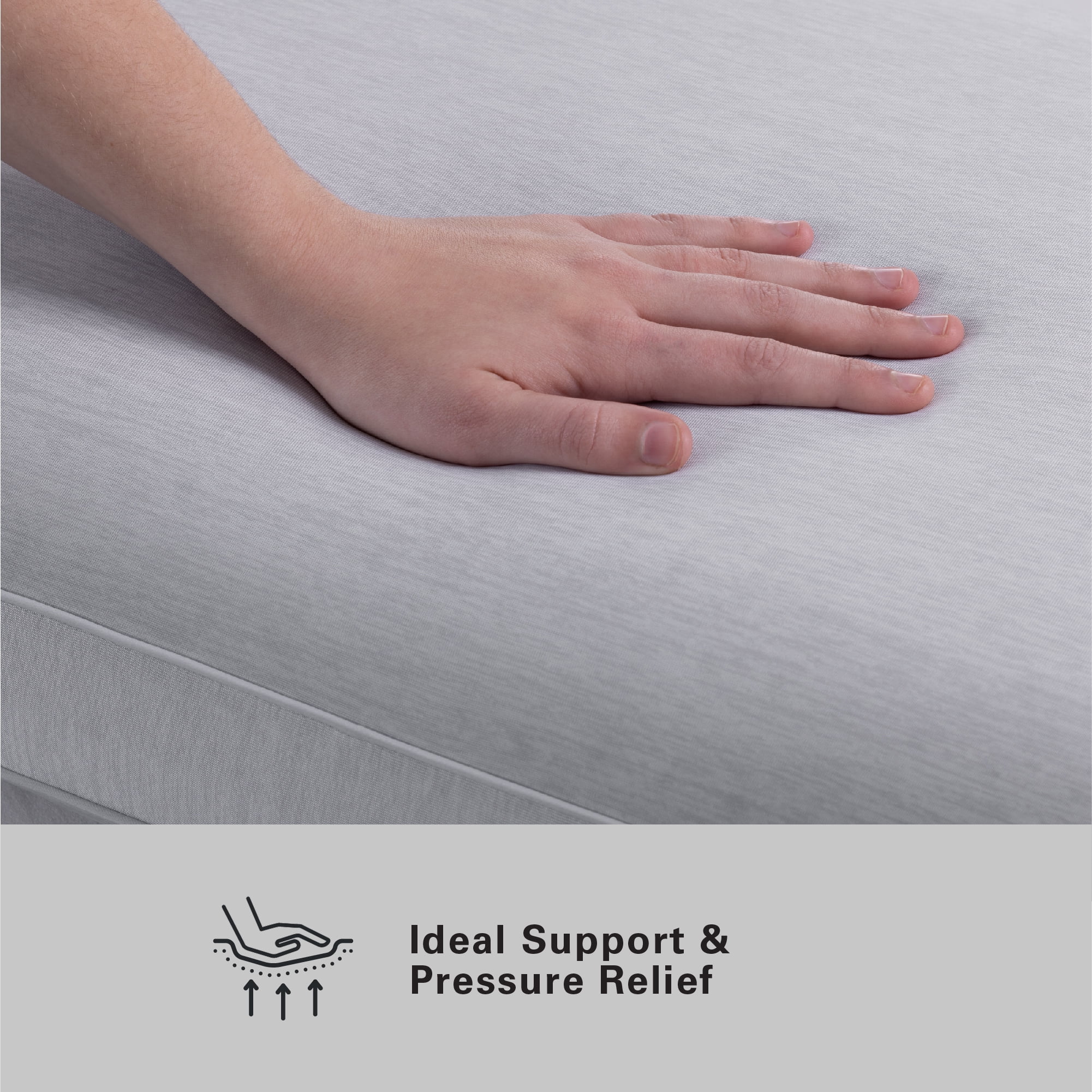 Allswell Graphite Firm Queen Memory Foam Bed Pillow