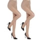 thumbnail image 1 of G&Y 2 Pares de Pantimedias Top Control para Mujer - Medias Transparentes 40D Soporte Control Barriga, Nude S, 1 of 5