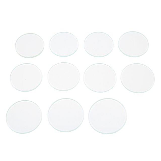 Replacement Watch Glass, 11pcs Transparency Reliable Durable Flat Watch Lens Glass for Watch Shop