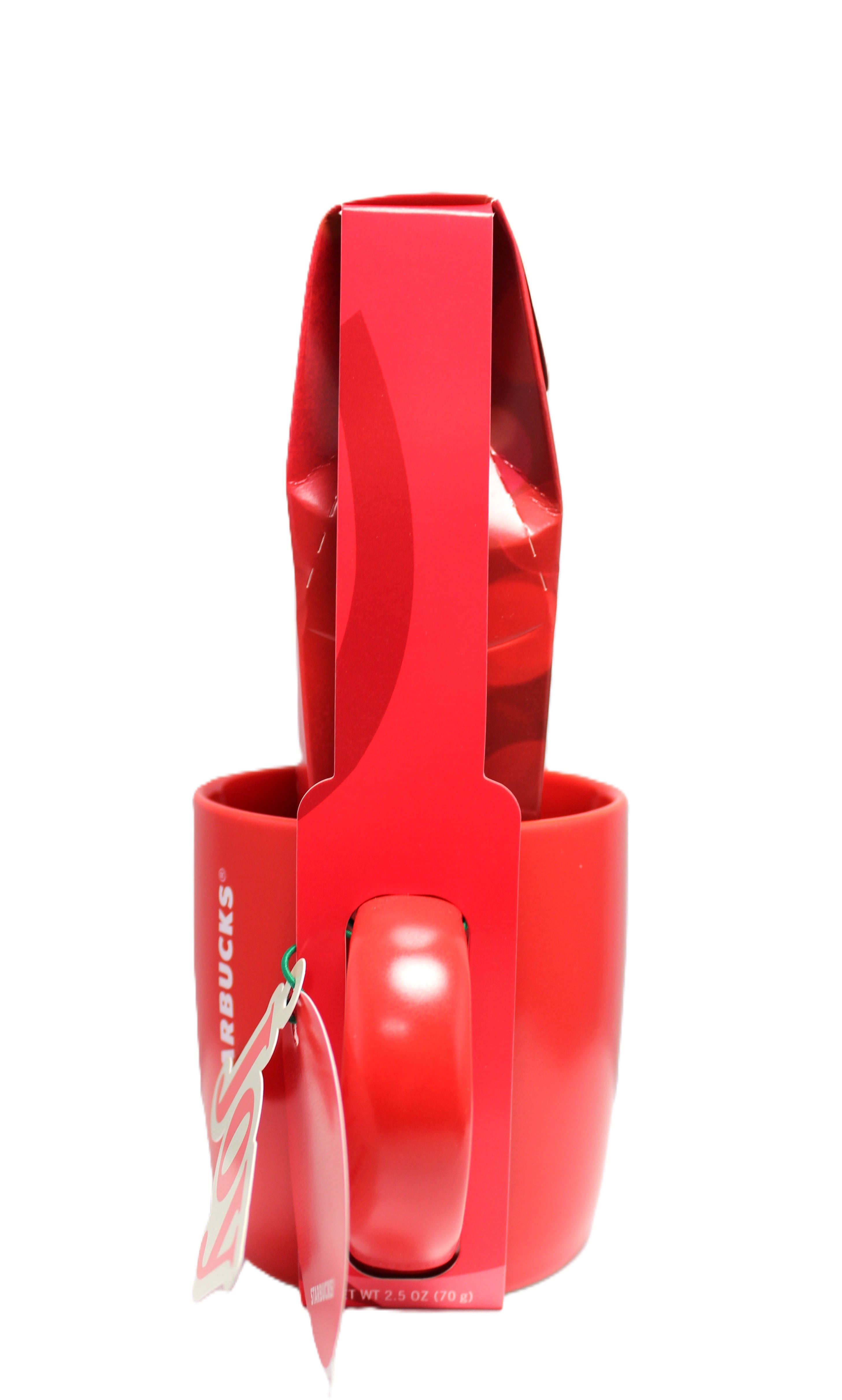 (3 pack) Starbucks Holiday Red Mug Gift Set with Holiday Blend Coffee