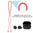 thumbnail image 2 of Anti-Lost Silicone Earphone Rope Holder Cable for JBL TUNE 115TWS (Blue), 2 of 6