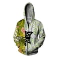 thumbnail image 2 of Ropa de otoño para hombre, ropa Y2k, sudadera con capucha y cremallera, sudadera holgada con capucha, sudadera con capucha y cremallera con estampado de gatito y zorro, sudadera nueva de moda, 2 of 5