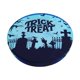 thumbnail image 1 of Disketp Halloween Trick Or Treat Funda Redonda para Taburete, Funda de Cojín para Silla de Bar Suave y Elástica-12 inch, 1 of 7