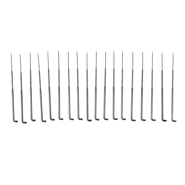 Herramientas manuales de fieltro de aguja fina de Metal de 7,9 cm accesorio de bricolaje 18 Uds Likrtyny Para estrenar
