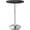 Black-silver, variant on HOWEN Bistro Pub Table Height Adjustable Round Bar Table 27.4-36 Inches, 360°Swivel Cocktail Table for Dining Room, Party, Café (1, Black)