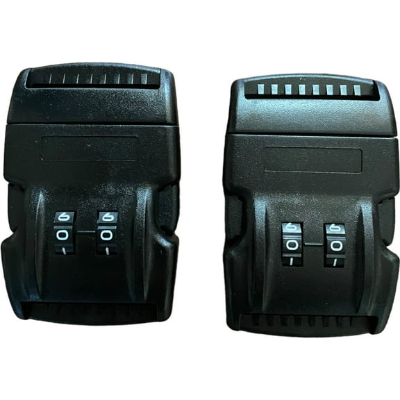 1.5" Plastic Combination Locking Side Release Buckle | 2 PACK
