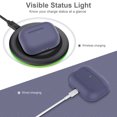 thumbnail image 3 of TORUBIA Silicone Case Cover Compatible For AirPods Pro Protective Case Skin for Apple Airpod Pro 2019 (Front LED Visible) Grey, 3 of 8