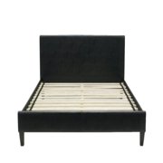 flex form padded upholstered platform bed frame with headboard and hardwood slats black queen - Queen Bed Frame And Headboard flex form padded upholstered platform bed frame with headboard and hardwood slats black queen - Queen Bed Frame And Headboard