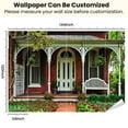 thumbnail image 3 of Peel and Stick Wallpaper Waterproof house porch victorian style royalty free Wall Mural Decor Self Adhesive and Removable 100in x 144in, 3 of 8