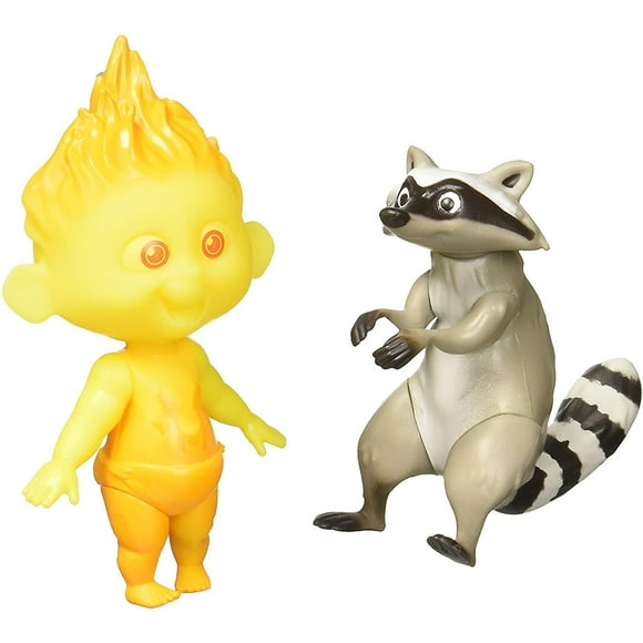 Disney pixar incredibles 2 jack-jack & raccoon action figure