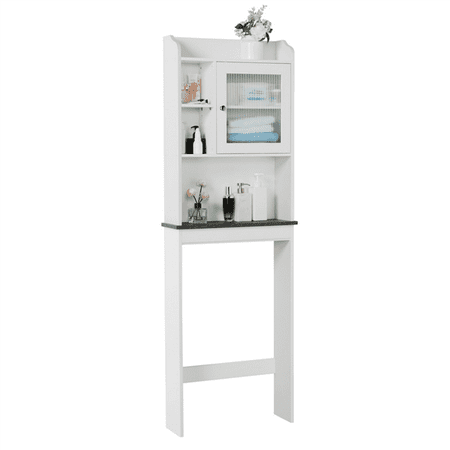 Yaheetech Over The Toilet Bath Cabinet Bathroom Space Saver
