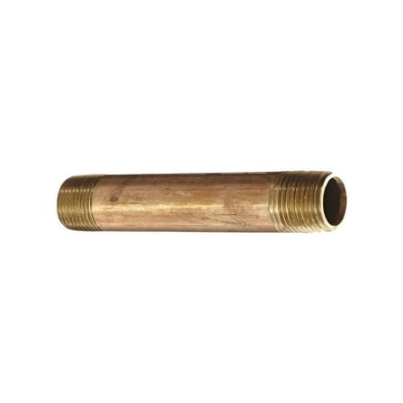 Thrifco Plumbing 9319077 1/4 X 4 Brass Nipple