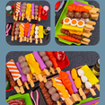 thumbnail image 3 of 73 Juguetes De Cocina Para Niños Juguete De Barbacoa Al Aire COLORES, 3 of 5