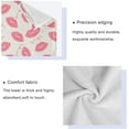 thumbnail image 3 of Dreamtimes Bath Towel Sets for Bathroom Hand Towels Fingertip Towels Pink Lips Love You 3 Piece Decorative Soft Cotton Absorbent, 3 of 6