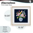 thumbnail image 4 of Stupell Industries Shabby Chic Spring Elegance Chinoiserie Vase Birch Framed Print Under Glass, 13 x 13, by Yen, 4 of 8