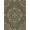 Brown Green Cream, Pattern 13, variant on ODIKA 8'x10' Washable Area Rug Non-Slip Chair-Friendly Mat Trellis Ornamental Distressed Border Scrolls Scroll Vintage Boho Refined for Dining Room, Large Office, Lounge