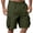 Pants-331Army Green, variant on Shorts for Men Casual Relaxed Fit Patch Pockets Cotton Shorts Drawstring Elastic Waist Summer Shorts Lightweight Solid Beach Vacation Daily Wear