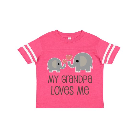 Inktastic My Grandpa Loves Me Boys or Girls Toddler T-Shirt
