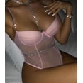 thumbnail image 2 of Baddie Rhinestone Sexy Lingerie Bodysuit, 2 of 8