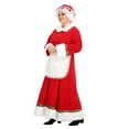 thumbnail image 3 of Plus Size Mrs. Claus Holiday Costume for Women -S, 3 of 7
