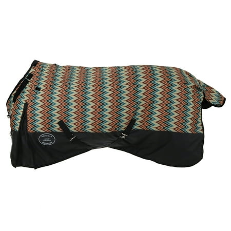 Showman Shockwave 1200D Waterproof & Breathable Turnout Blanket (72 )