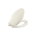 thumbnail image 1 of Asiento de inodoro Kohler Cachet Alargado Cierre Silencioso Biscuit K-4636-96, 1 of 11