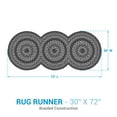 thumbnail image 4 of Park Designs Red Mill Village Braided Rug Runner 30" x 72'', 4 of 5