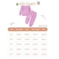 thumbnail image 5 of GYRATEDREAM Girls 2 Piece Outfits Kids Velour Sweatsuit Fall Tracksuits Ruffle Long Sleeve Pullover Sweatpants Clothing Sets, 5 of 9
