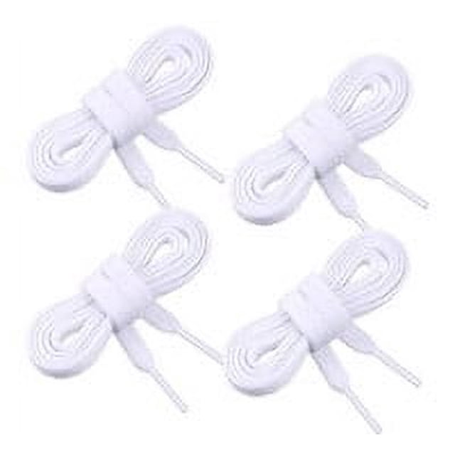 2 Paires de Lacets Plats en Polyester pour Enfants, Lacets de Remplacement, Baskets, Bottes, Lacets, Ficelles, Couleur Unie, Accessoires de Chaussures