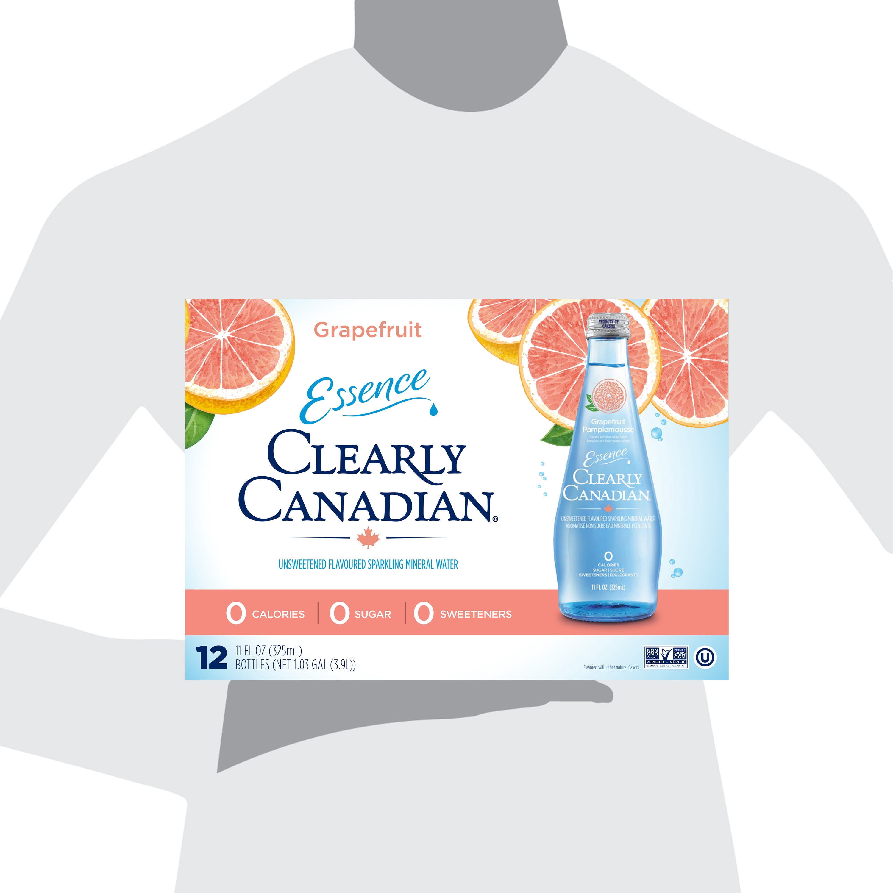Clearly Canadian Sparkling Water With Grapefruit Essence, No Allergens