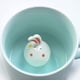 thumbnail image 2 of Wosthever Animales Café Childen Tazas de cerámica con asa Taza Novedad Navidad Té Jugo Leche Drinkware Regalo Novia Juegos de servir café y té conejo, 2 of 6